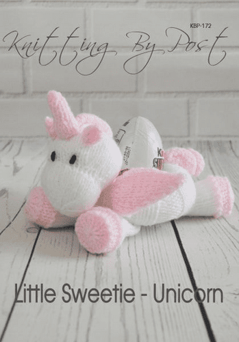 KBP-172 KNITTING BY POST LITTLE SWEETIE UNICORN KNITTING PATTERN