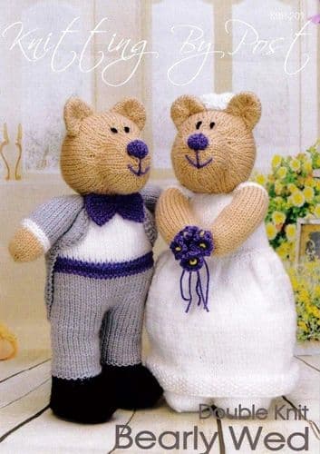 KBP-201 KNITTING BY POST BEARLY WED DK KNITTING PATTERN