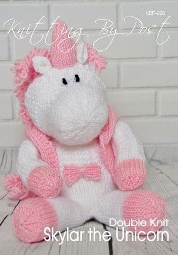 KBP-228 KNITTING BY POST SKYLAR THE UNICORN KNITTING PATTERN