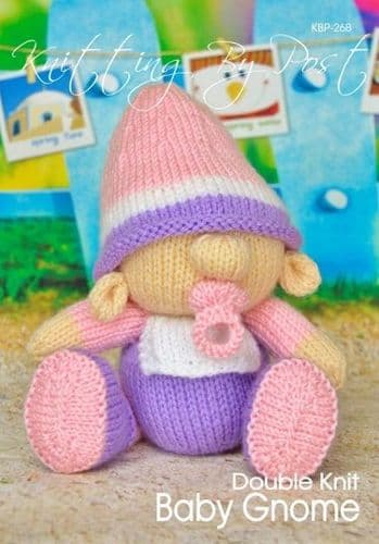KBP-268 KNITTING BY POST BABY GNOME KNITTING PATTERN