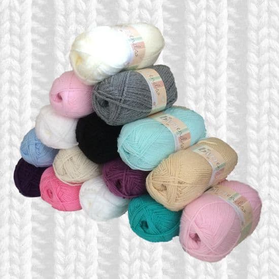 KING COLE BIN ENDS VARIETY PACKS CROCHET YARN