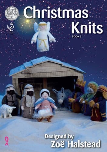 KING COLE CHRISTMAS KNITS BOOK 3 BY ZOE HALSTEAD - COLLECTION OF FESTIVE KNITS