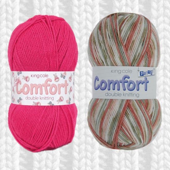 KING COLE COMFORT DK & PRINTS DK CROCHET YARN & PATTERNS