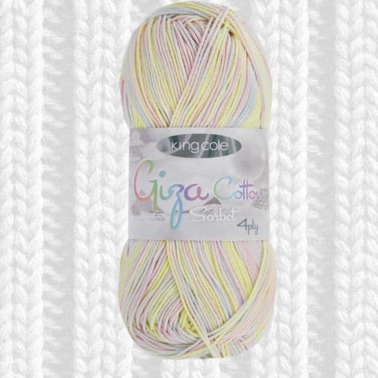 KING COLE GIZA COTTON 4 PLY & SORBET 4 PLY CROCHET