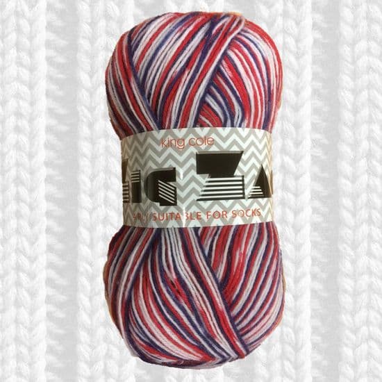 KING COLE ZIG ZAG 4 PLY CROCHET YARN & PATTERNS