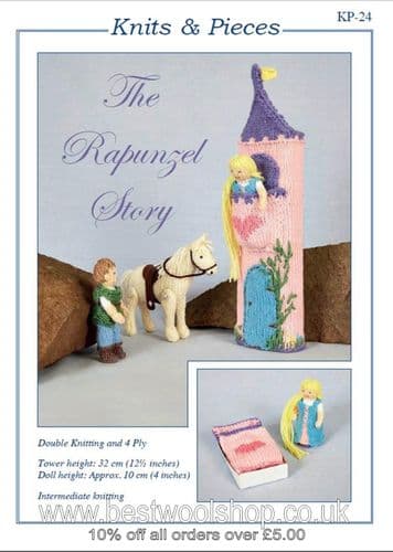 KP24 KNITS & PIECES THE RAPUNZEL STORY KNITTING PATTERN BY SANDRA POLLEY