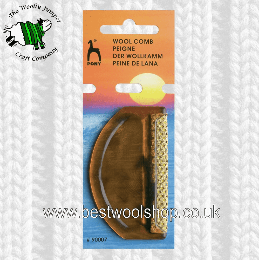PONY WOOL FABRIC COMB