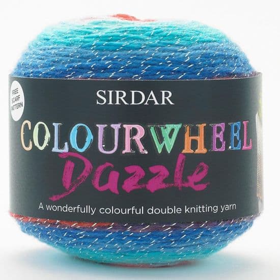 SIRDAR COLOURWHEEL DAZZLE DK CROCHET