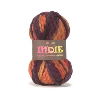 SIRDAR INDIE MEGA CHUNKY KNITTING YARN & PATTERNS