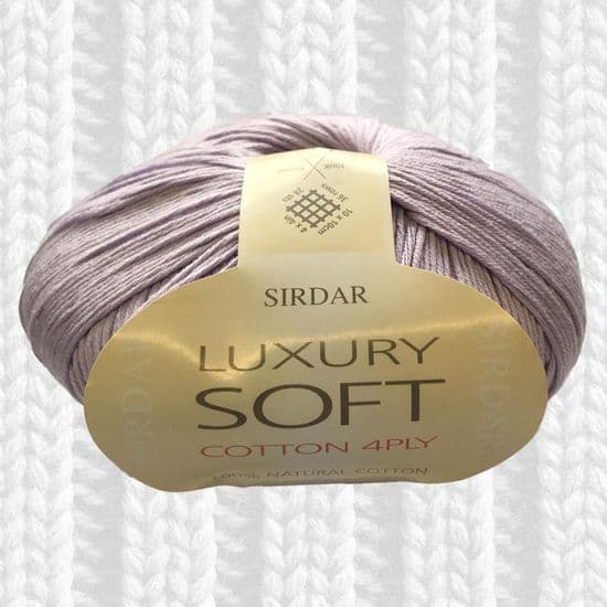 SIRDAR LUXURY SOFT COTTON 4 PLY CROCHET
