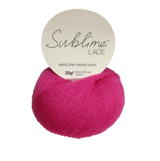 SUBLIME EXTRA FINE MERINO LACE - CROCHET YARN & PATTERNS