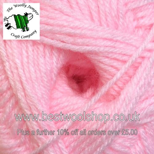 SY15 JAMES C BRETT SUPREME SOFT & GENTLE BABY 4 PLY - BABY PINK