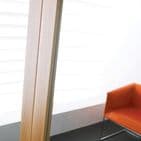 2x 610mm Spacepro Shaker Oak Framed Mirror Sliding Doors for an opening width 1145mm