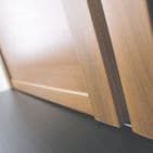 2x 610mm Spacepro Shaker Oak Panel Sliding Doors for an opening width 1145mm