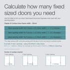 2x 762mm Minimalist Grey Mirror Sliding Door Kit for an opening width of 1499mm