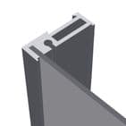3x 762mm Minimalist Grey Mirror Sliding Door Kit for an opening width of 2236mm