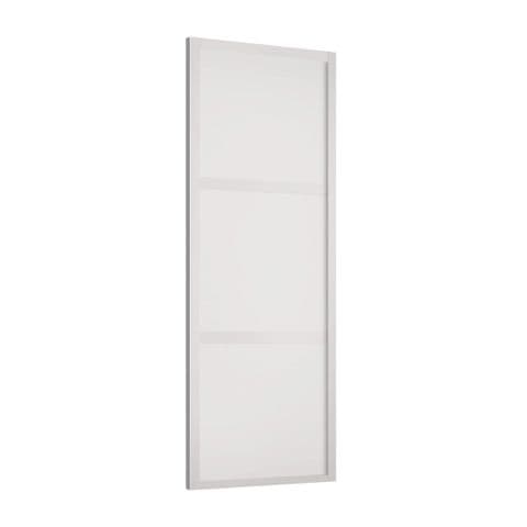 Shaker 762mm White frame and 3 White panels door