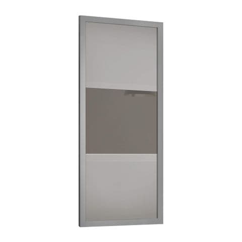 Shaker 914mm 3 panel Grey/cappuccino/Grey mixed door