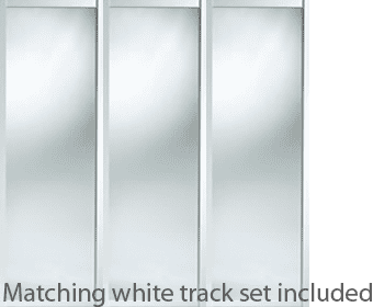 PLAIN WHITE SHAKER WARDROBE DOORS