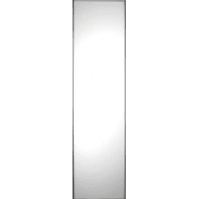 Single Panel Silver Frame Mirror Door 610mm (24