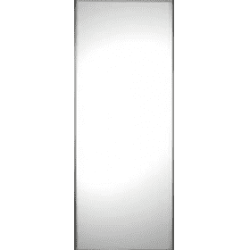 Single Panel Silver Frame Mirror Door 914mm (36
