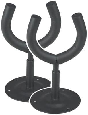 2 Wall Mounted Short Guitar Hangers