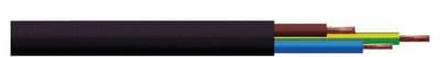 3 Core Flexible 6 Amp Black Mains Cable sold by the Metre