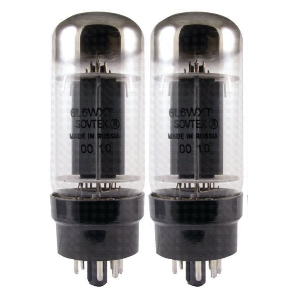 A Matched Pair of Sovtek 6L6WXT Power Vacuum Tubes / Valves