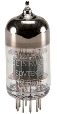A single Sovtek 12AX7WA/7025 Preamp Vacuum Tube