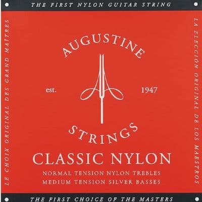 Augustine Classic Red Medium Tension Classical Guitar Strings