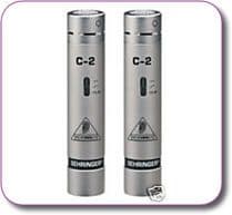 BEHRINGER C-2 STUDIO CONDENSER MICROPHONES MATCHED PAIR