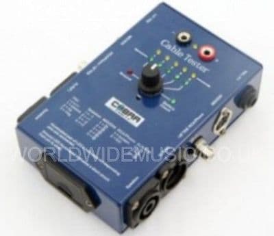 Cobra cables CT02 CABLE TESTER - XLR, JACK, SPEAKON, PHONO, DIN & BANANA