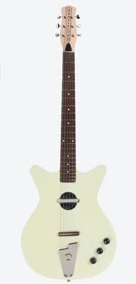Danelectro DCV Cream Convertible Acoustic-Electric Guitar