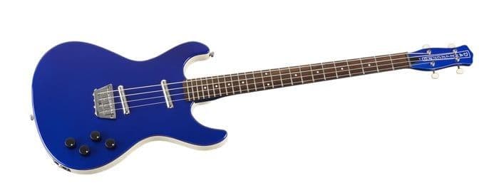Danelectro Hodad Electric Bass Guitar in Candy Apple Blue finish