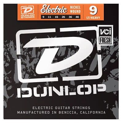 DUNLOP ELECTRIC GUITAR STRINGS LIGHT HEAVY 9-46