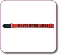 EAGLE MOUNTAIN RESTRICTED AREA WEBBING GUITAR STRAP