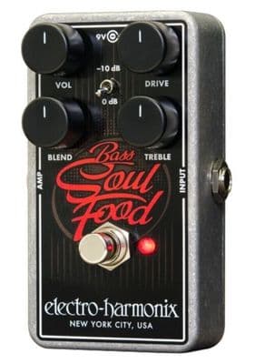EHX Electro Harmonix Bass Soul Food Distortion / Overdrive / Boost Pedal