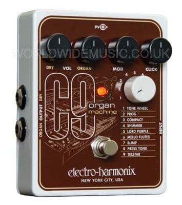 EHX Electro Harmonix C9 Organ Machine FX Pedal / Stomp Box