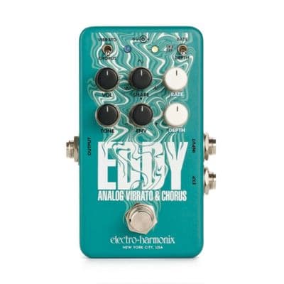 EHX Electro Harmonix Eddy Vibrato / Chorus Guitar Effects Pedal