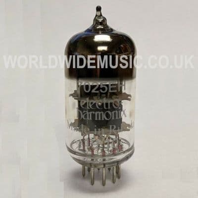 Electro Harmonix 7025 (low noise / low microphonic 12AX7) Preamp Vacuum Tube / Valve