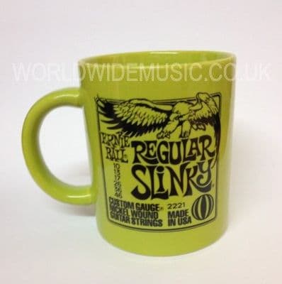 Ernie Ball Regular Slinky Guitar Strings Mug - Yellow