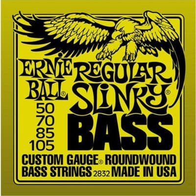 ERNIE BALL REGULAR SLINKY NICKEL ROUNDWOUND BASS GUITAR STRINGS