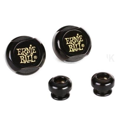 Ernie Ball SUPERLOCK Guitar Strap Locks - BLACK