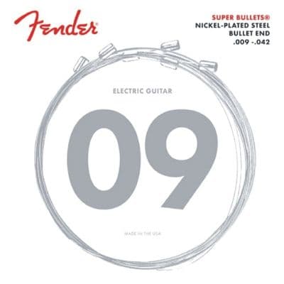 Fender Super Bullets Nickel Plated Electric Guitar Strings with choice of Gauges