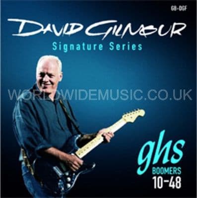 GHS GBDGF Boomers Dave Gilmour Signature Electric Guitar Strings .010 - .048