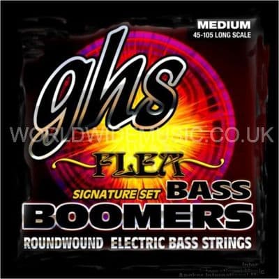 GHS M3045F Flea Boomers Medium Gauge Long Scale Bass Guitar Strings 45 - 105