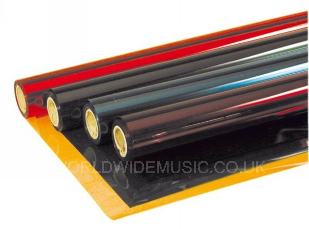 Heat Proof Coloured Transparent Gel Sheet for stage lighting effects