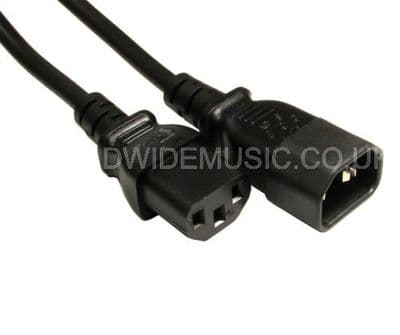 IEC-IEC Hot Cold Extension Lead Cable 2 metres long