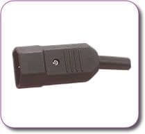 IEC In Line 6Amp Male Plugs