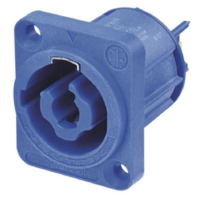 Neutrik NAC3MPXXA 3 Pole Male PowerCON Mains Inlet Chassis Socket